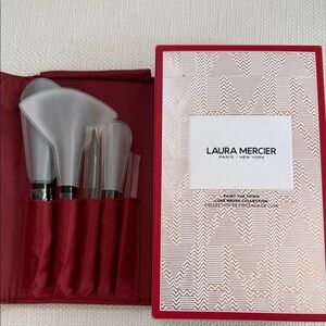 Laura Mercier Luxe Brush Collection Brush Set with Clear Caps